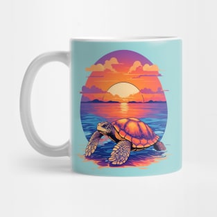 Beachside Turtle: The Coolness of Diversity on the Seashore Mug